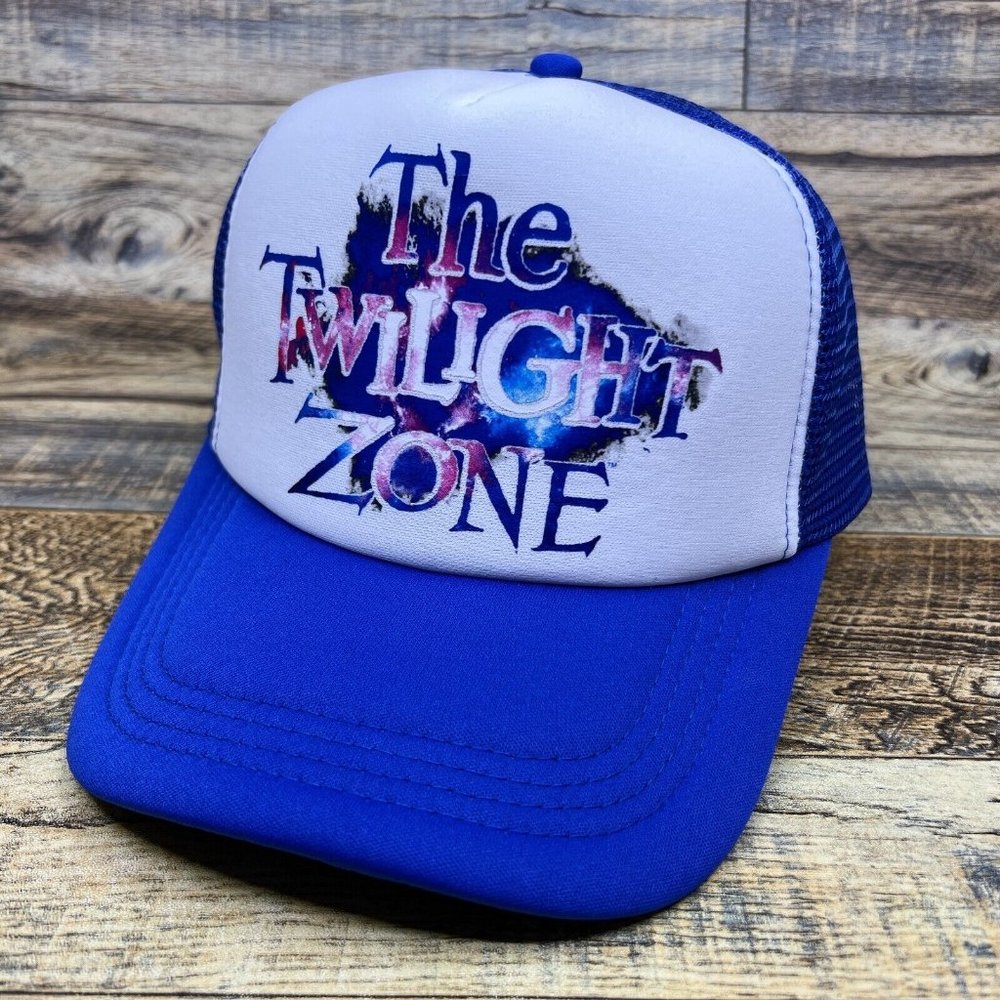 The Twilight Zone Mens Trucker Hat Purple Snapback Rod Sterling 1960s Horror TV